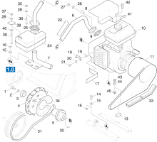 KÄRCHER Professional Ersatzteile Kehrmaschinen KSM 950 S B 0 Motor