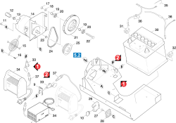 KÄRCHER Professional Ersatzteile Kehrmaschinen PS 400 0 E-Motor