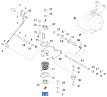 KÄRCHER Professional Ersatzteile Kehrmaschinen KSM 750 B-XL 0 Halterung Kehrband
