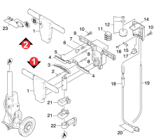 KÄRCHER Professional Ersatzteile Bodenreiniger BD-44 180 1.291-101.0 Schubbuegel