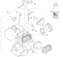 KÄRCHER Professional Ersatzteile Schneefraesen STH 10.66 W Crt  Einzelteile Motor