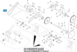 KÄRCHER Professional Ersatzteile Kehrmaschinen KSM 950 B -2 SB 0 Kehrantrieb