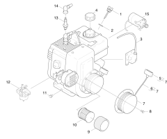 KÄRCHER Professional Ersatzteile Kehrmaschinen KMR 1050 B -2 SB  Ersatzteile Motor 1.047-504.0