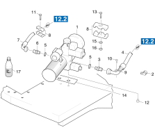 KÄRCHER Professional Ersatzteile Kehrmaschinen KMR 1250 B  Hydraulik 1.091-105.0