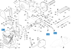 KÄRCHER Professional Ersatzteile Kehrmaschinen KMR 1550 B  Antrieb 1.948-204.0
