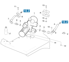 KÄRCHER Professional Ersatzteile Kehrmaschinen KMR 1250 BAT PACK Hydraulik 1.091-112.0