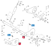 KÄRCHER Professional Ersatzteile Kehrmaschinen KMR 1700 D      EU  Schwinge