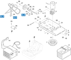 KÄRCHER Professional Ersatzteile Kehrmaschinen KSM 750 BAT-XL 0 Motor