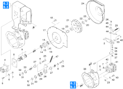 KÄRCHER Professional Ersatzteile Kehrmaschinen KMR 1550 D-KAT-1SB  Geblaese und Pumpe 1.948-314.0