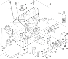 KÄRCHER Professional Ersatzteile Kehrmaschinen KMR 1550 D-KAT-1SB  Motor Einzelteile 1.948-314.0