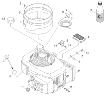 KÄRCHER Professional Ersatzteile Kehrmaschinen KSM 750 B 0 Motor Einzelteile