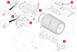 KÄRCHER Professional Ersatzteile Kehrmaschinen KM 100/100 R P  Filterkasten 1.280-104.0