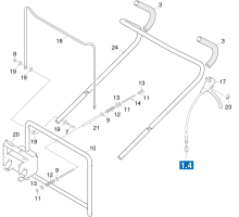 KÄRCHER Professional Ersatzteile Kehrmaschinen RADIUS 33 0 Schubbuegel