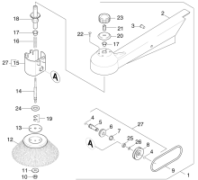 KÄRCHER Professional Ersatzteile Kehrmaschinen KSM 690 BAT 0 Seitenarm