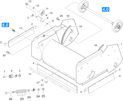 KÄRCHER Professional Ersatzteile Kehrmaschinen KSM 750 B 0 Kehrwalzenkasten