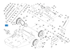KÄRCHER Professional Ersatzteile Kehrmaschinen KMR 1050 B-LUFTBER.  Fahrantrieb 1.047-154.0