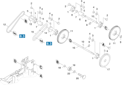 KÄRCHER Professional Ersatzteile Kehrmaschinen KMR 1050 B-LUFTBER.  Kehrantrieb 1.047-154.0