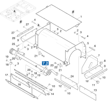 KÄRCHER Professional Ersatzteile Kehrmaschinen KMR 1200 B  Kehrwalzenkasten 1.891-104.0