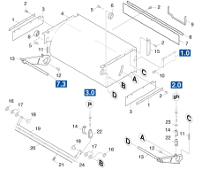 KÄRCHER Professional Ersatzteile Kehrmaschinen KSM 950 S B 0 Kehrwalzenkasten