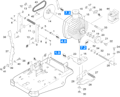 KÄRCHER Professional Ersatzteile Kehrmaschinen KMR 1050 S -B  Getriebe 1.047-804.0