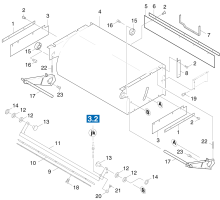 KÄRCHER Professional Ersatzteile Kehrmaschinen KMR 1050 B-LUFTBER.  Kehrwalzenkasten 1.047-154.0