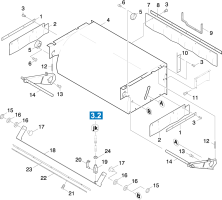 KÄRCHER Professional Ersatzteile Kehrmaschinen KMR 1050 XL-B  Kehrwalzenkasten 1.047-904.0