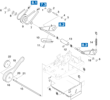 KÄRCHER Professional Ersatzteile Kehrmaschinen KMR 1050 XL-B  Schwinge 1.047-904.0