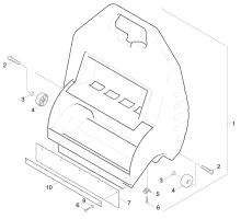 KÄRCHER Professional Ersatzteile Kehrmaschinen KSM 750 B 0 Kehrbehaelter