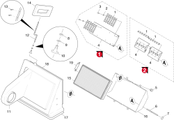 KÄRCHER Professional Ersatzteile Kehrmaschinen KMR 1050 B -2 SB  Filterkasten 1.047-504.0