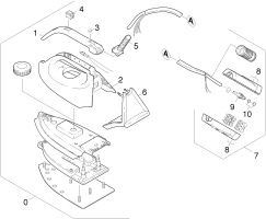 KÄRCHER Ersatzteile Dampfreiniger K 1201 *EU 1.115-120.0 Buegeleisen