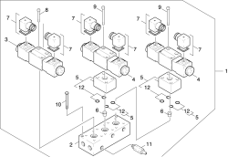 KÄRCHER Professional Ersatzteile Kehrmaschinen KMR 1550 B  Steuerblock 1.948-204.0