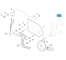 KÄRCHER Professional Ersatzteile Kehrmaschinen KMR 1200 D  E-Anlage 1.891-114.0