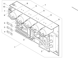 KÄRCHER Professional Ersatzteile Kehrmaschinen KMR 1200 BAT E-Installation 1.891-101.0