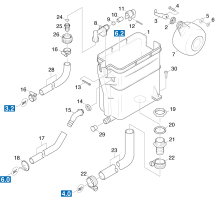 KÄRCHER Professional Ersatzteile Hochdruckreiniger Heisswasser HDS 9/16 ST-GAS EU 1.251-101.0 Schwimmerkasten