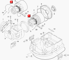 KÄRCHER Professional Ersatzteile Sauger NT 361 ECO EDITION EU 1.184-107.0 Saugturbine