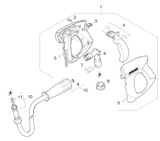 KÄRCHER Professional Ersatzteile Hochdruckreiniger Kaltwasser HD 715 ST   EU II 1.151-502.0 Handspritzpistole