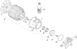 KÄRCHER Professional Ersatzteile Hochdruckreiniger Heisswasser HDS 550C ECO 1.272-604.0 Motor