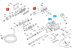 KÄRCHER Professional Ersatzteile Hochdruckreiniger Kaltwasser HD 7/18 CX   EU-II 1.151-652.0 Zylinderkopf