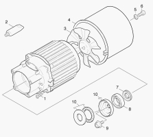 KÄRCHER Ersatzteile Hochdruckreiniger K 4.900M PLUS T300 *EU 1.636-540.0-A Motor