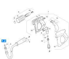 KÄRCHER Professional Ersatzteile Hochdruckreiniger Kaltwasser DELAVAL C 2400 1.286-506.0 Handspritzpistole