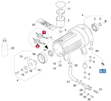 KÄRCHER Professional Ersatzteile Hochdruckreiniger Heisswasser HDS 9/14 ST ECO  EU-II 1.698-916.0 Motor