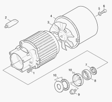 KÄRCHER Ersatzteile Hochdruckreiniger K 5.86 MD T200 HC 60 *EU 1.630-305.0-A Motor