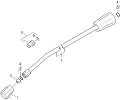 KÄRCHER Professional Ersatzteile Hochdruckreiniger Heisswasser HDS 558 C ECO   EU 1.170-601.0 Strahlrohr