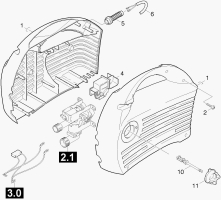 KÄRCHER Ersatzteile Hochdruckreiniger K 2.01 PLUS *EU 1.671-110.0-A Gehaeuse
