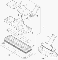 KÄRCHER Ersatzteile Dampfreiniger K 1201 *EU 1.115-120.0 Buersten