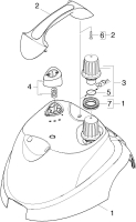KÄRCHER Ersatzteile Dampfreiniger SC 1202 I7002 *EU 1.702-107.0 Oberteil