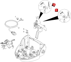 KÄRCHER Ersatzteile Dampfreiniger SC 1202 I7002 *EU 1.702-107.0 Elektrik