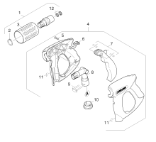 KÄRCHER Professional Ersatzteile Hochdruckreiniger Heisswasser HDS 1000 DE     EU 1.811-936.0 Handspritzpistole