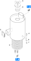KÄRCHER Professional Ersatzteile Hochdruckreiniger Heisswasser HDS 551 C ECO   EU 1.169-601.0 Heizschlange