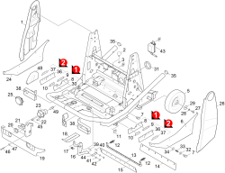 KÄRCHER Professional Ersatzteile Kehrmaschinen KM 120/150 R Bp Pack Rahmen 1.511-105.0